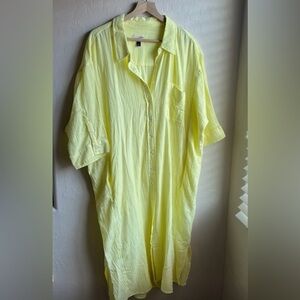 Universal Thread,  button front Midi length dress, 2X